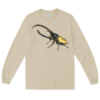 Mushroom Hercules Beetle Side Long Sleeve Tee - LillyAllenDesigns