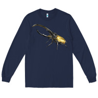 Navy Hercules Beetle Side Long Sleeve Tee - LillyAllenDesigns