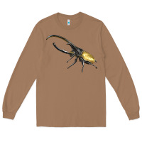 Toasted Coconut Hercules Beetle Side Long Sleeve Tee - LillyAllenDesigns