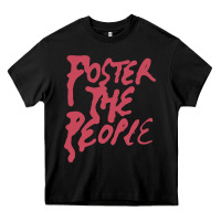 Black Foster The People Heavy Core Tee - linhVisuals