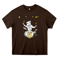 Chocolate Brown Foster The People Helena Beat Heavy Core Tee - linhVisuals