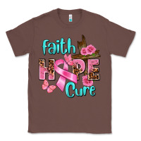 Chestnut Faith hope cure Breast Cancer Classic Tee - FaDigitalArtStudio