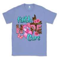 Colony Blue Faith hope cure Breast Cancer Classic Tee - FaDigitalArtStudio