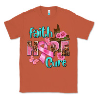 Copper Faith hope cure Breast Cancer Classic Tee - FaDigitalArtStudio
