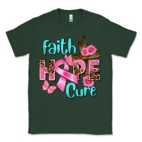Sports Green Faith hope cure Breast Cancer Classic Tee - FaDigitalArtStudio