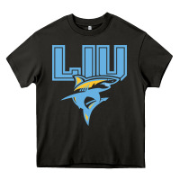 Long Island University Sharks Heavy Core Tee | Teevron