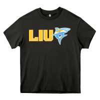 Asphalt long island university sharks Heavy Core Tee - linhVisuals