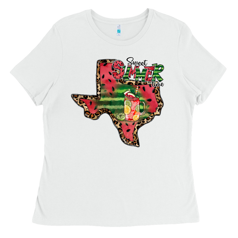 Sweet Summer Time Texas Ladies Tee by CowhideDigitalArt | Teevron