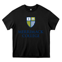 Black merrimack warriors Heavy Core Tee - linhVisuals