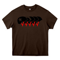 Chocolate Brown roller derby helmets Heavy Core Tee - linhVisuals