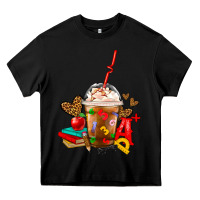 Black teacher frappe coffee Heavy Core Tee - FaDigitalArtStudio