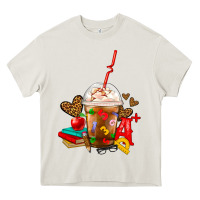 Cream teacher frappe coffee Heavy Core Tee - FaDigitalArtStudio