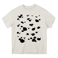 Cream dalmatian dog pattern funny diy costume t shirt Heavy Core Tee - linhVisuals