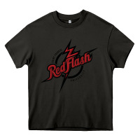 Asphalt st. francis (pa) red flash Heavy Core Tee - linhVisuals