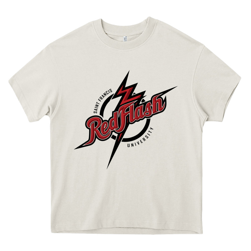 St. Francis (pa) Red Flash Heavy Core Tee by linhVisuals | Teevron
