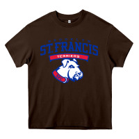 Chocolate Brown st. francis brooklyn terriers Heavy Core Tee - linhVisuals