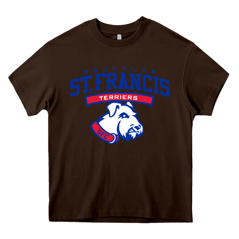 St. Francis Brooklyn Terriers Heavy Core Tee by linhVisuals | Teevron