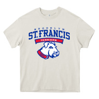 Cream st. francis brooklyn terriers Heavy Core Tee - linhVisuals