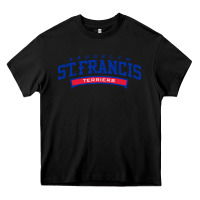 Black st. francis brooklyn terriers Heavy Core Tee - linhVisuals