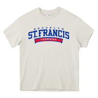 Cream st. francis brooklyn terriers Heavy Core Tee - linhVisuals