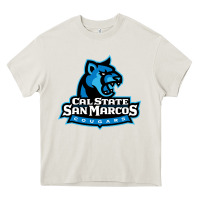 Cream The cal state san marcos cougars Heavy Core Tee - linhVisuals