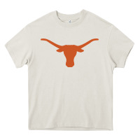 Cream Texas Longhorns Vintage Hoodie Heavy Core Tee - linhVisuals
