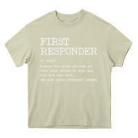 Mossy first responder  definition design Heavy Core Tee - linhVisuals