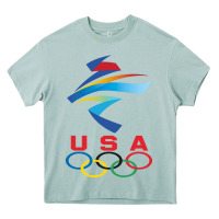 Arona USA OLYMPIC RINGS Heavy Core Tee - linhVisuals