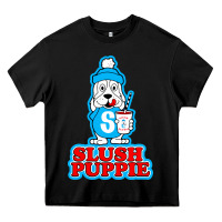 Black slush puppie cute Heavy Core Tee - linhVisuals