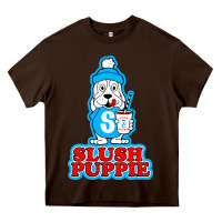 Chocolate Brown slush puppie cute Heavy Core Tee - linhVisuals