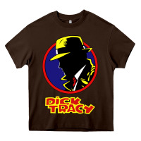 Chocolate Brown dick tracy Heavy Core Tee - linhVisuals