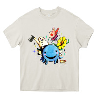 Cream oswald the octopus Heavy Core Tee - linhVisuals