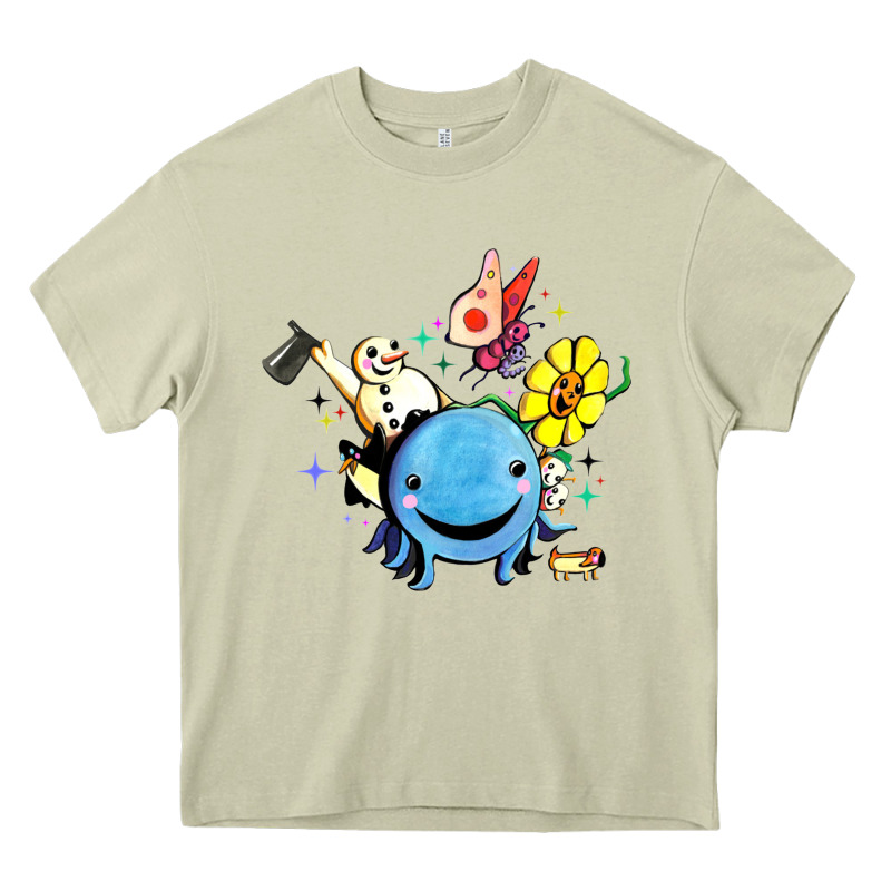 Oswald The Octopus Heavy Core Tee by linhVisuals | Teevron
