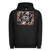 Pigment Black cowhide and serape background Urban Hoodie - RanaPortraitStore