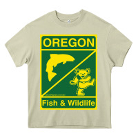 Mossy oregon fish & wildlife deadheads unite! Heavy Core Tee - linhVisuals