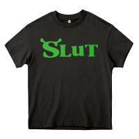 Asphalt SHREK SLUT GREEN SHIRT Heavy Core Tee - linhVisuals