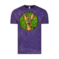 Cloud Purple red brocket deer christmas Vintage Tee - LillyAllenDesigns