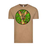 Vintage Coffee red brocket deer christmas Vintage Tee - LillyAllenDesigns