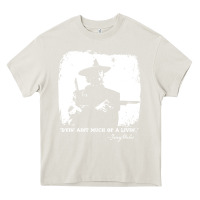 Cream josey wales player film Heavy Core Tee - linhVisuals