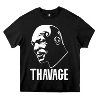 Black THAVAGE Heavy Core Tee - linhVisuals