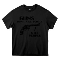 Black guns dont kill people i kill people 1996 Heavy Core Tee - linhVisuals