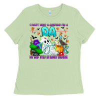 I Don't Need A Costume Im A Da My Job Title Is Sca Ladies Tee | Teevron