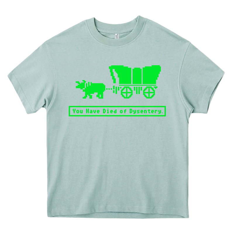 You Have Died Of Dysentery Oregon Trail Heavy Core Tee by linhVisuals | Teevron
