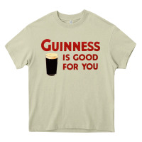 Mossy guiness is good for you (and me) hq fnny Heavy Core Tee - linhVisuals