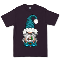Plum winter gnome with snow globe Premium Tee - BundleAndBundleShop