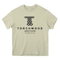 Mossy torchwood institute Heavy Core Tee - linhVisuals