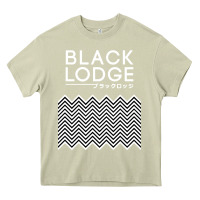 Mossy twin peaks inspired japanese black lodge Heavy Core Tee - linhVisuals