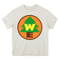 Cream wilderness explorers Heavy Core Tee - linhVisuals