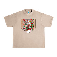 French Oak Christmas Pocket Urban Heavy Tee - CowhideDigitalArt