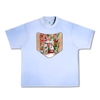 Grape Ice Christmas Pocket Urban Heavy Tee - CowhideDigitalArt